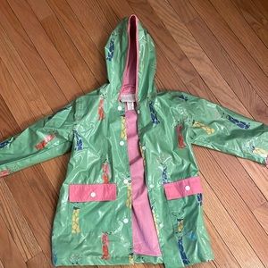 Beaufort Bonnet Company size 4 T giraffe raincoat